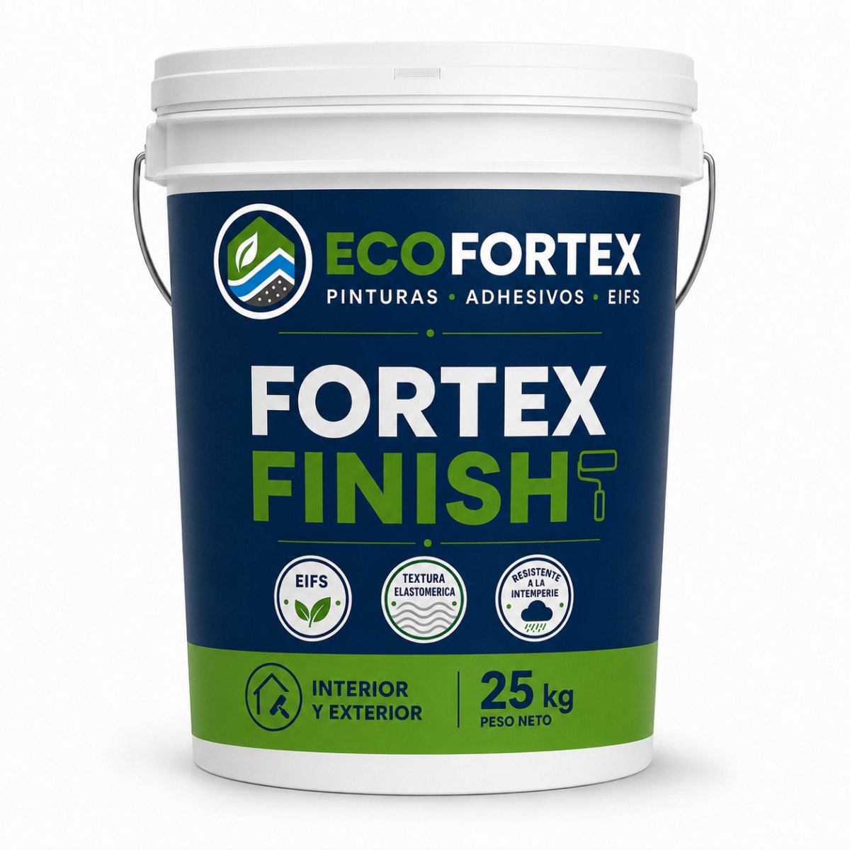 Fortexfinish Blanco - Tineta 25 kilos 